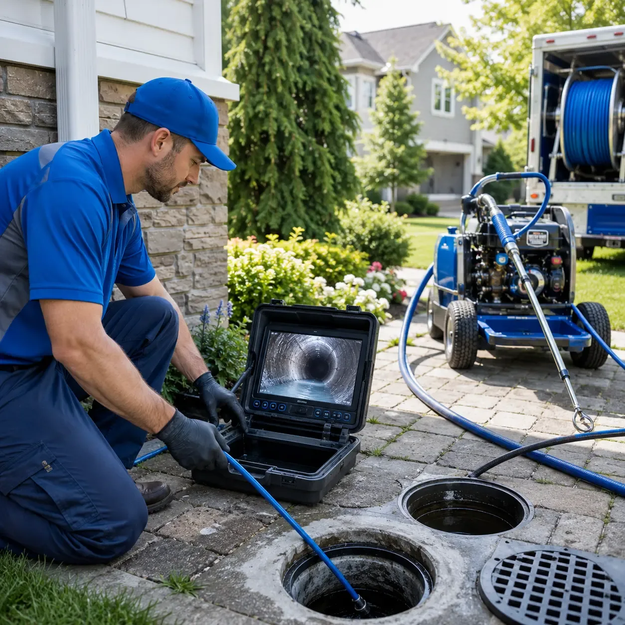 Outdoor drain cleaning professionals serving Bat Cave, NC