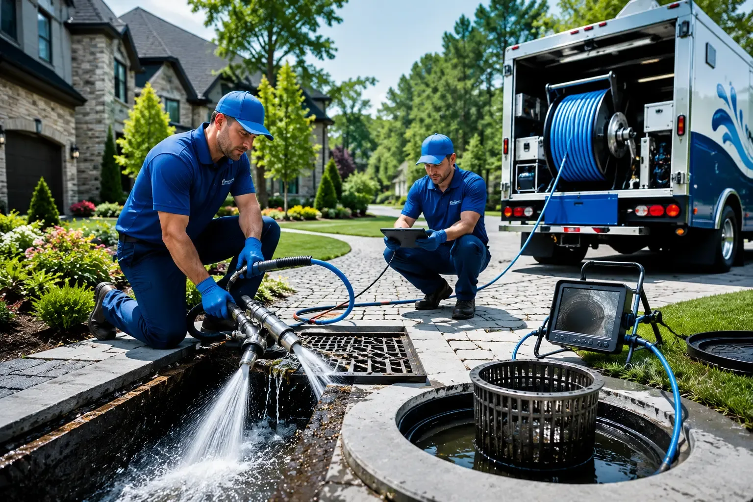 Local outdoor drain cleaning professionals in Bat Cave, NC